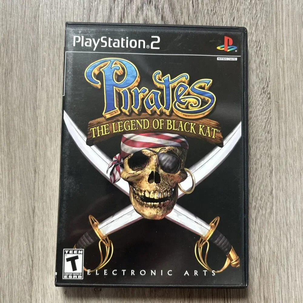 Pirates: The Legend of Black Kat PlayStation 2 PS2 Black Label Tested w/ Manual